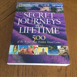 Nat Geo Book Secret Journeys of a Lifetime - New